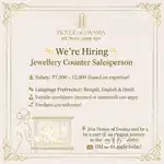 Jewellery counter salesperson