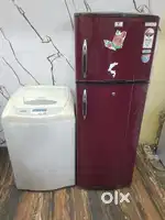 Videocon double door refrigerator and samsung digital washing machine*