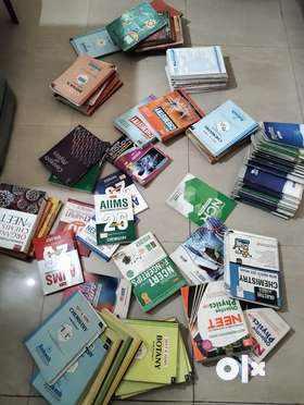 Neet books complete set available h. Coaching ki books bhi h or sb main reference books bhi hai. Uns...
