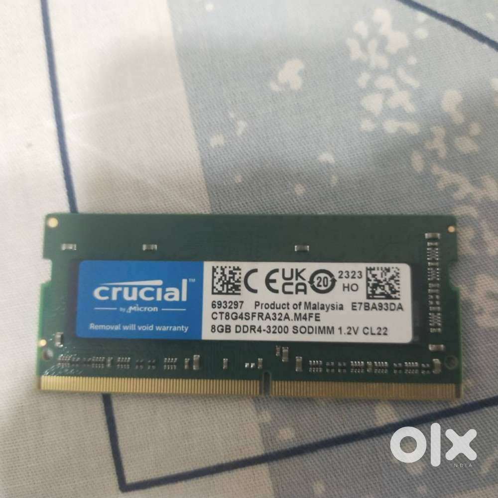 Crucial 8GB DDR4 3200MHz Laptop RAM (Brand New / Excellent Condition)