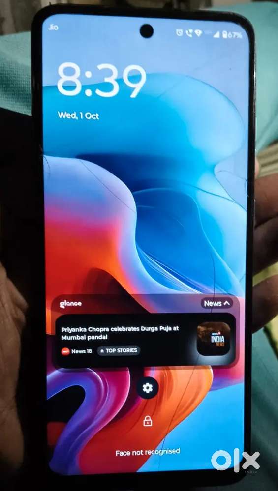Moto g34 good condition with bill box and charger
