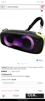Zebronics Bluetooth speaker