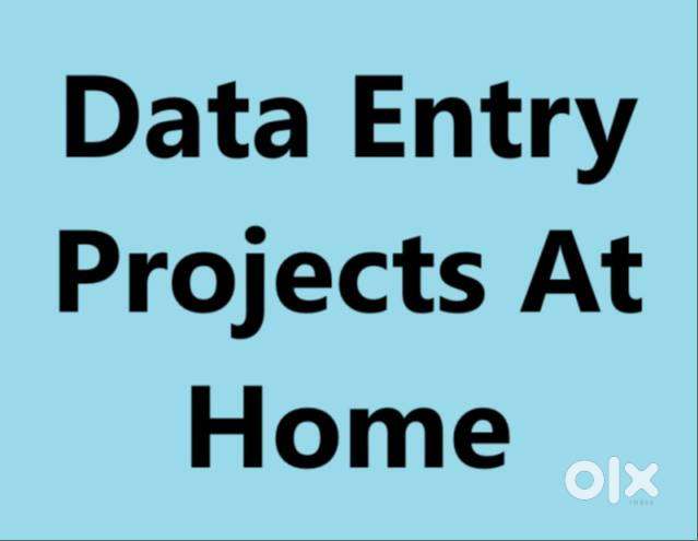 Computer Based Data Entry Projects At Home