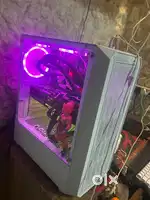 Gaming white cabinet