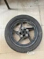 Ather front tyre and rim