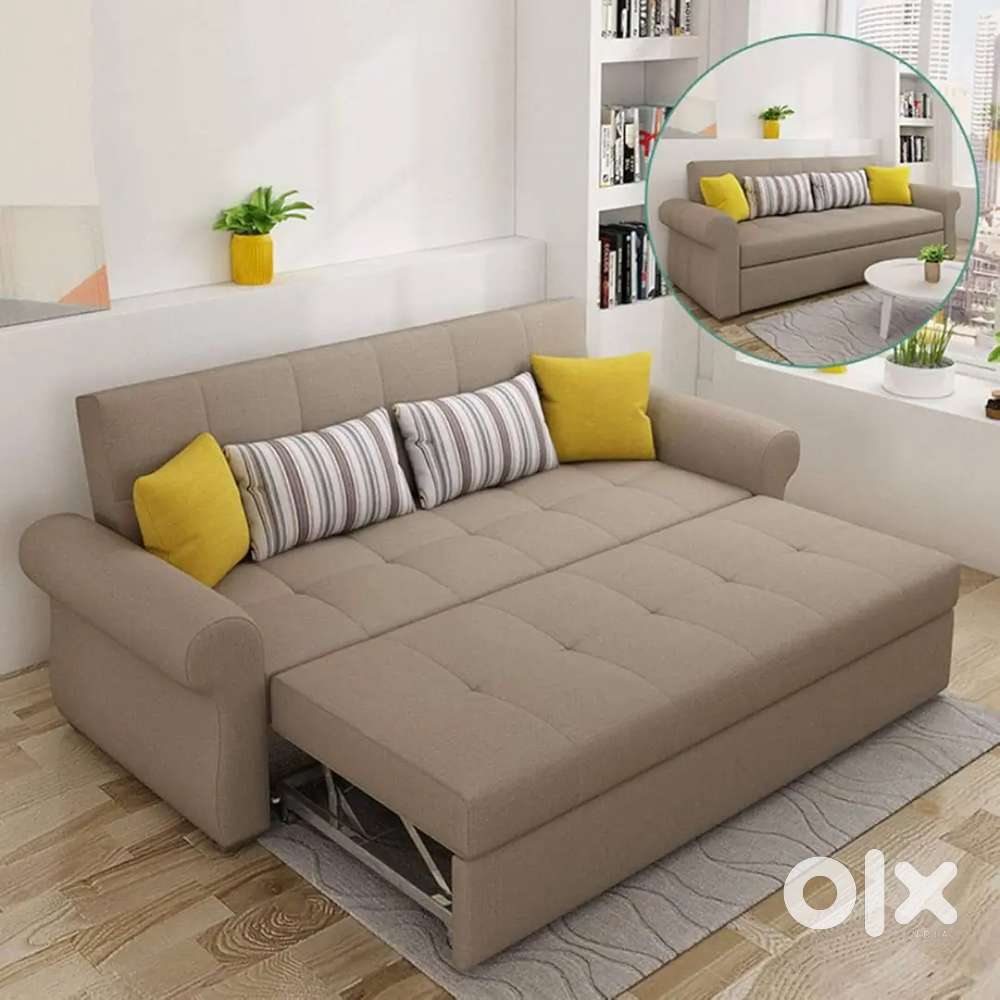 Sofa 3 seater sofa cum bed in emi available Aliyar Arham Recliner