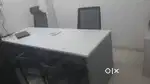 Office Table Chairs whiteboard projector sound system