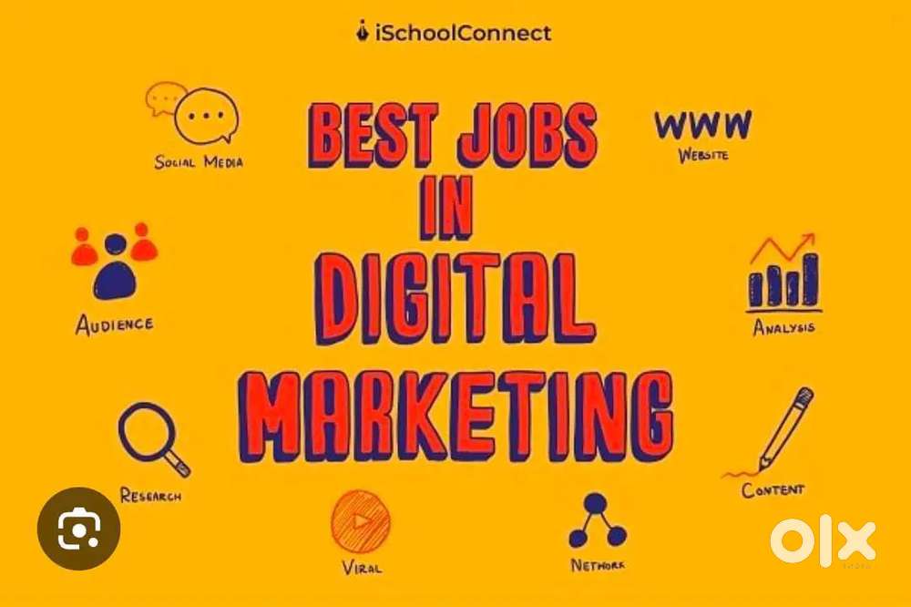 Digital marketing job male female staff hiring