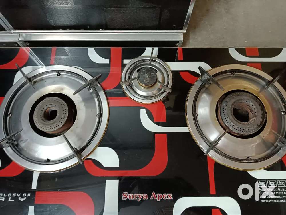 Surya Apex Electronic Glass Gas Chulha with good condition