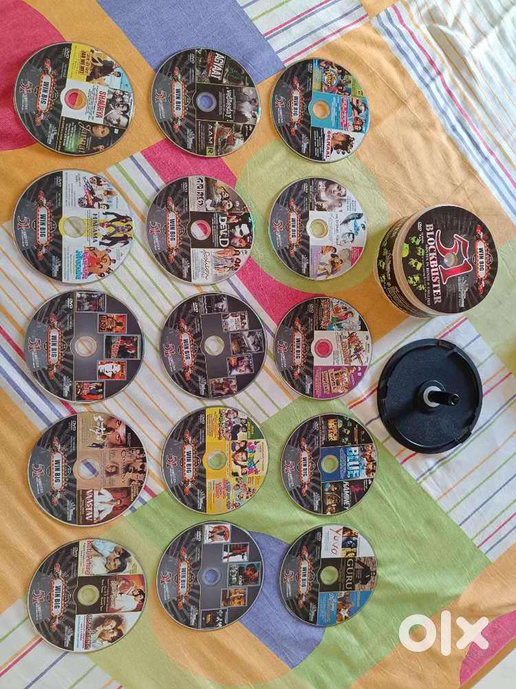 ORIGINAL DVD 25 nos.- 61 movies - unused