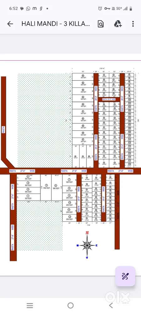 Plot for sale heli mandi. Mechan road