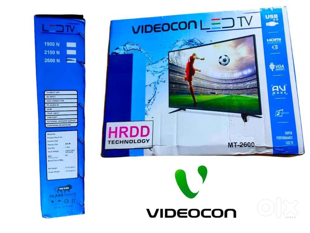 Videocon LED TV (Model: MT-2600), 56cm Display, USB/HDMI Supported