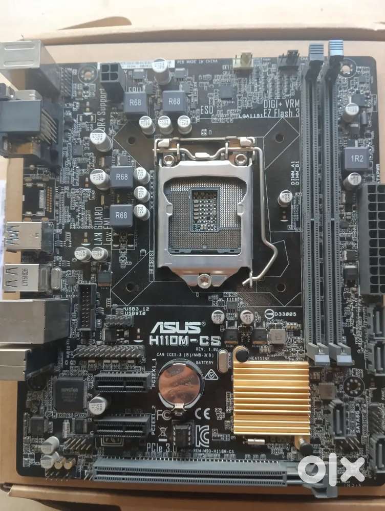 Asus H110M-CS 6-7th Gen Motherboard. Processor support: i3-i5-i7