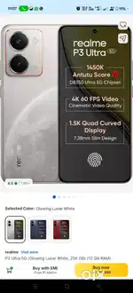 Realme P3 ultra 12gb 256gb