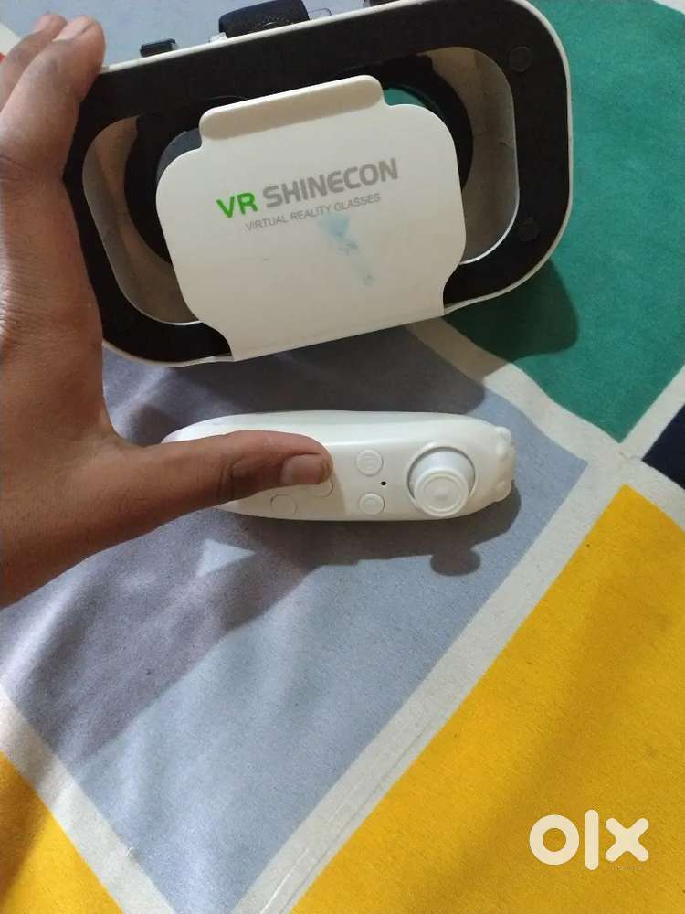 Vr head set with remote 100% working no scam