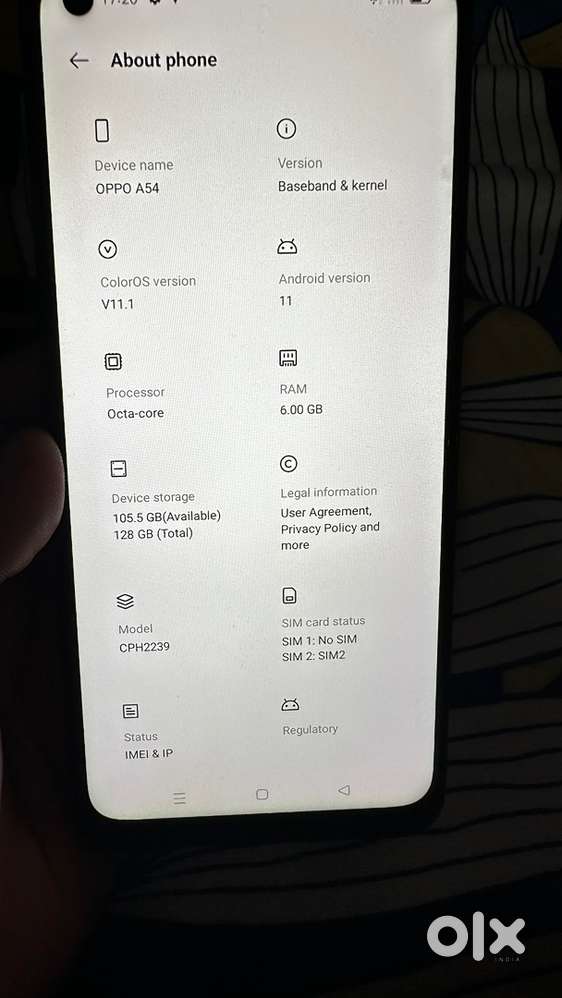 Mobile phone A54