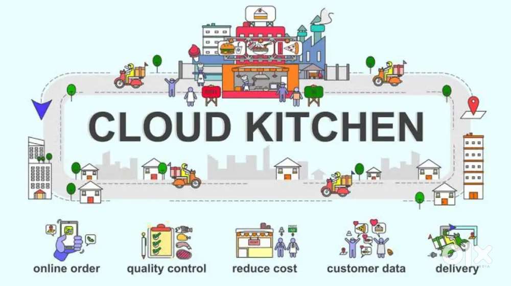 Ground Floor Space available For Cloud kitchen & Godown