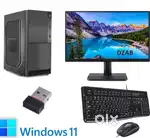 PC full setup, monitor, cpu, keyboard, mouse,(Majuli)