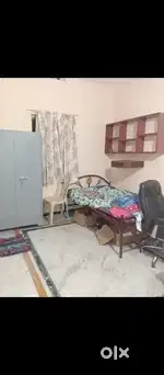 Fully furnished private room with bed ,cot,working table &chair, etc