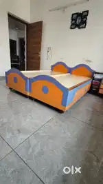 shetty(double bed) & dressing table with mirror