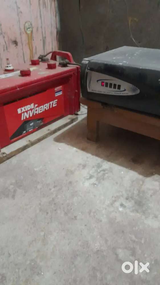 Exide battery with inverter