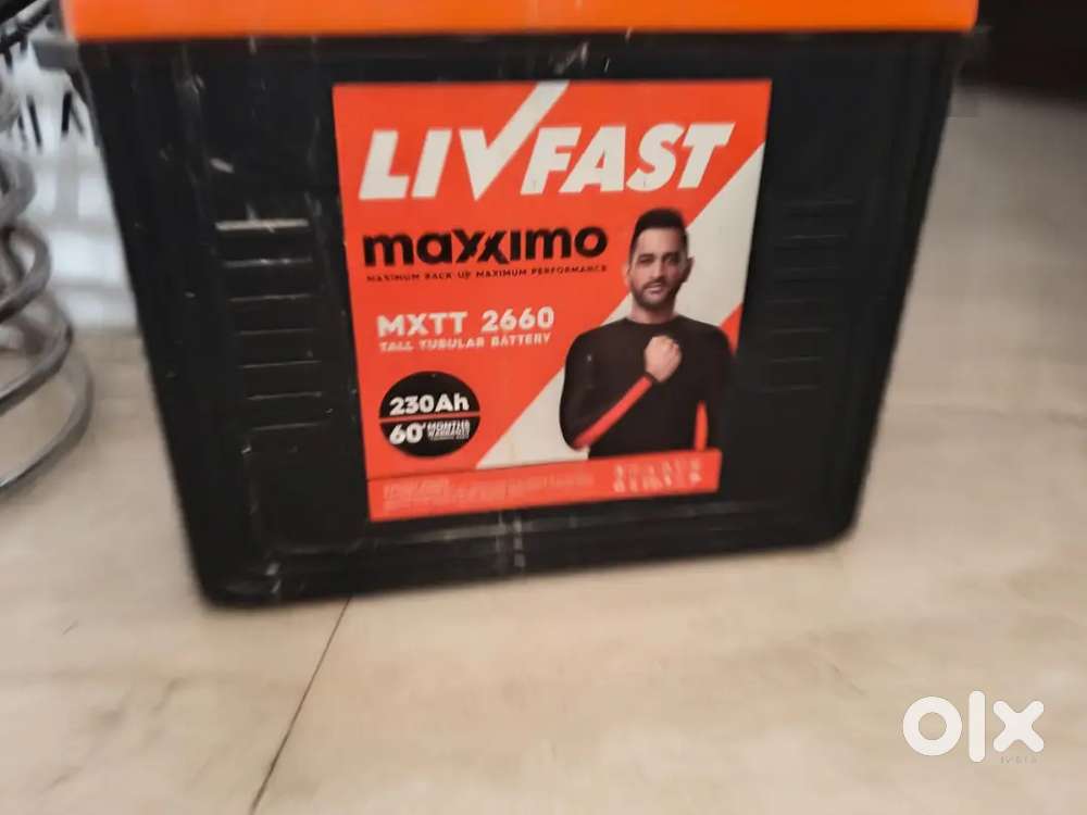Inverter n battery Branded Livefast (Exide brand) powerful 230 AH