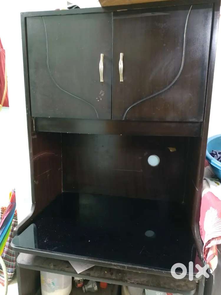 Study table with Godrej wheel chair good condition