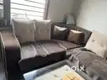 9 seater sofa in dark color