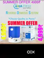 SUMMER OFFER RO PURIFIER UNIT 4,999₹