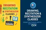 Drawing Recitation (Bengali) and Synthesizer Piano Classes