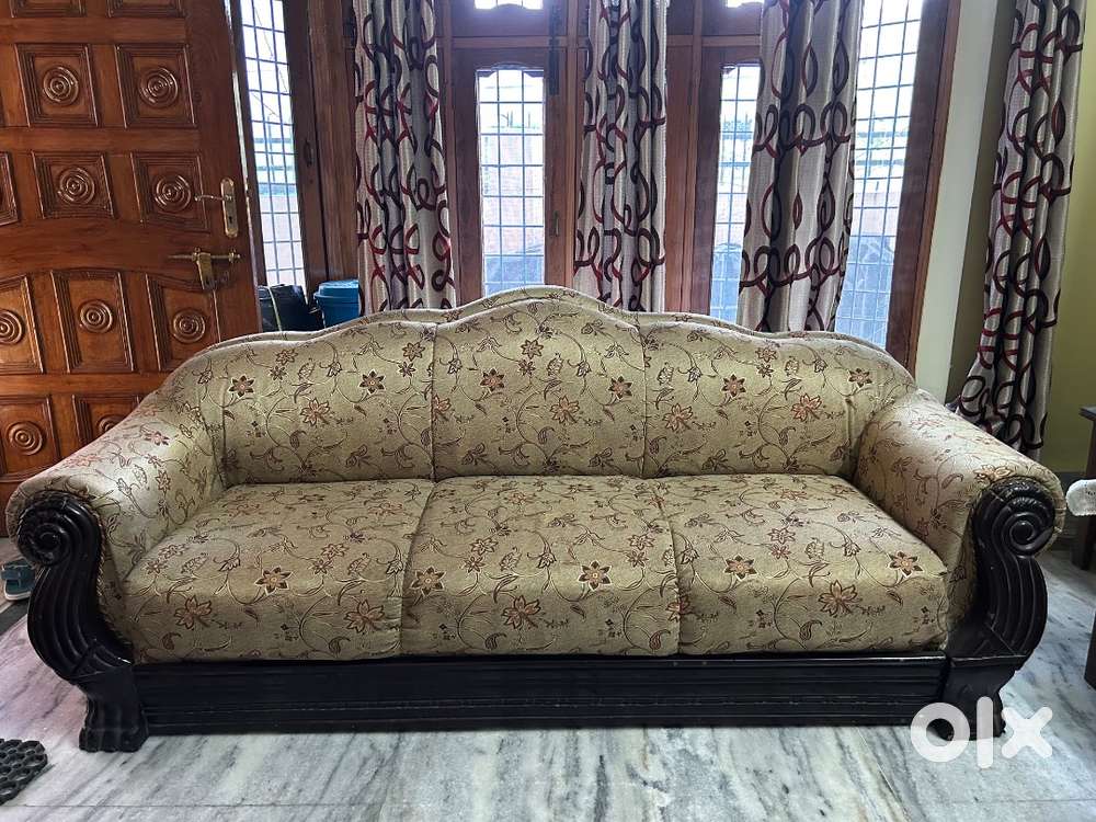 3 Seater Royal Wooden Sofa