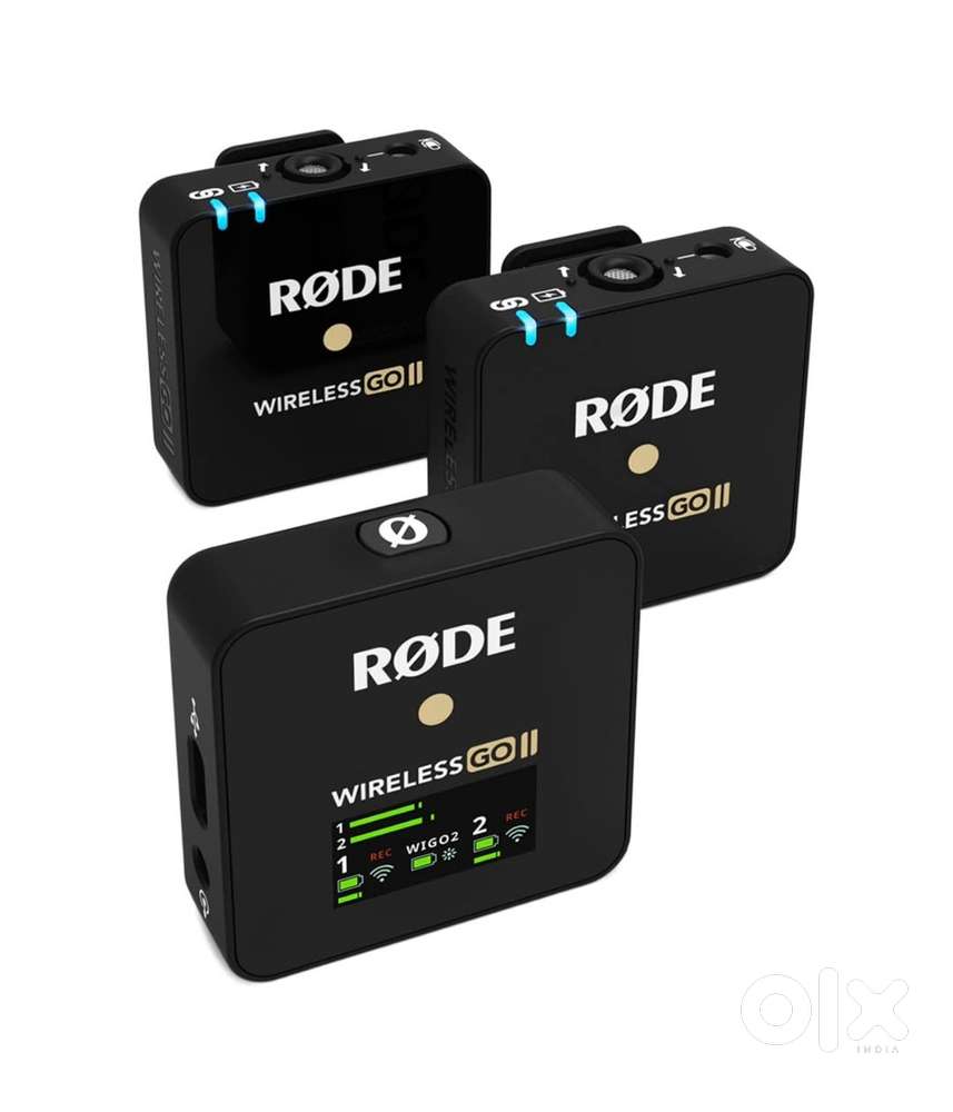 Rode Wireless Go II Dual Channel Wireless Microphone System, Black