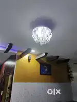 Colour changing jhoomar with music speakerin it