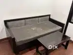 Comfortable Sofa Set with Center Table, Ideal for Living Room or Lobby