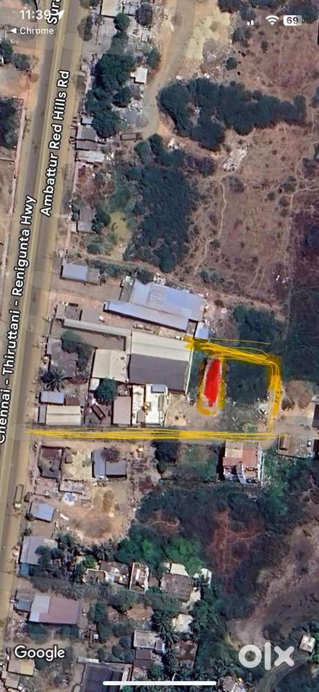 CMDA approved land near to Puzhal- Ambattur road