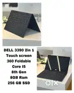 DELL 3390 2in 1 touch Screen 360 foldable