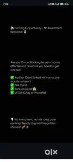 Dm to Yes for earn money 2-3k per day
