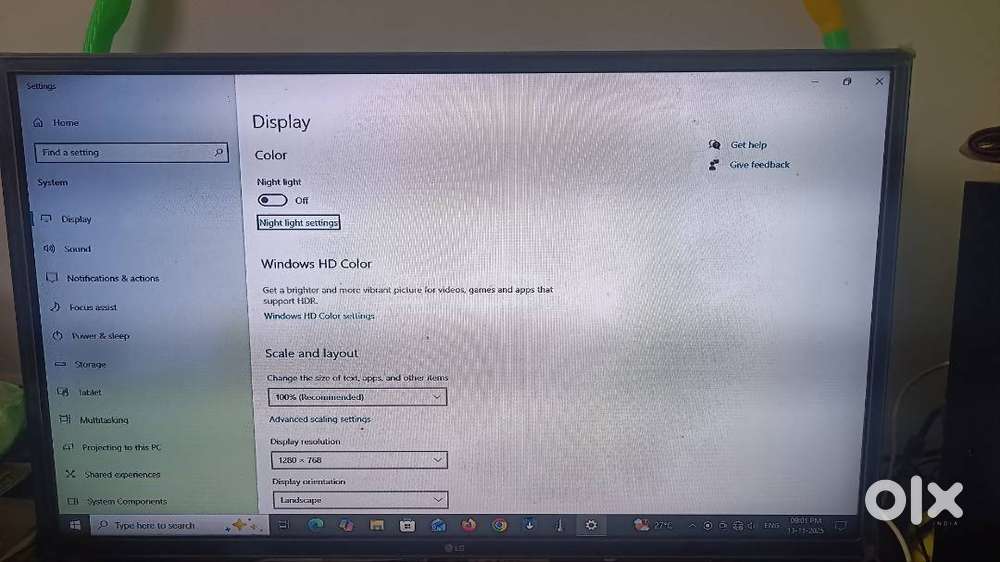 LG TV 32 inches HD quality
