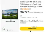 Dell P2422h monitor