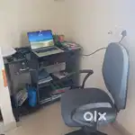 Computer table and chair