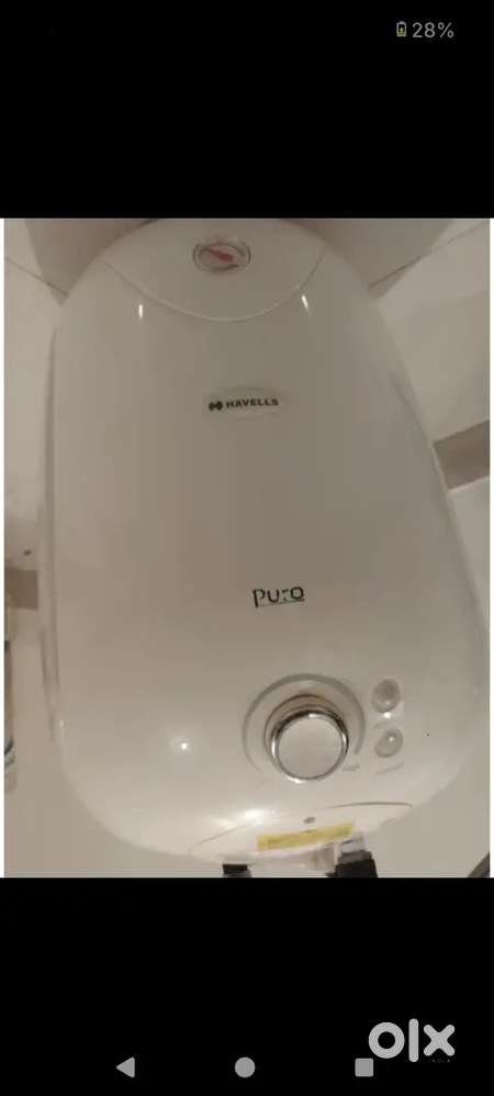Havells Geyser 25 ltrs Glassline new condition