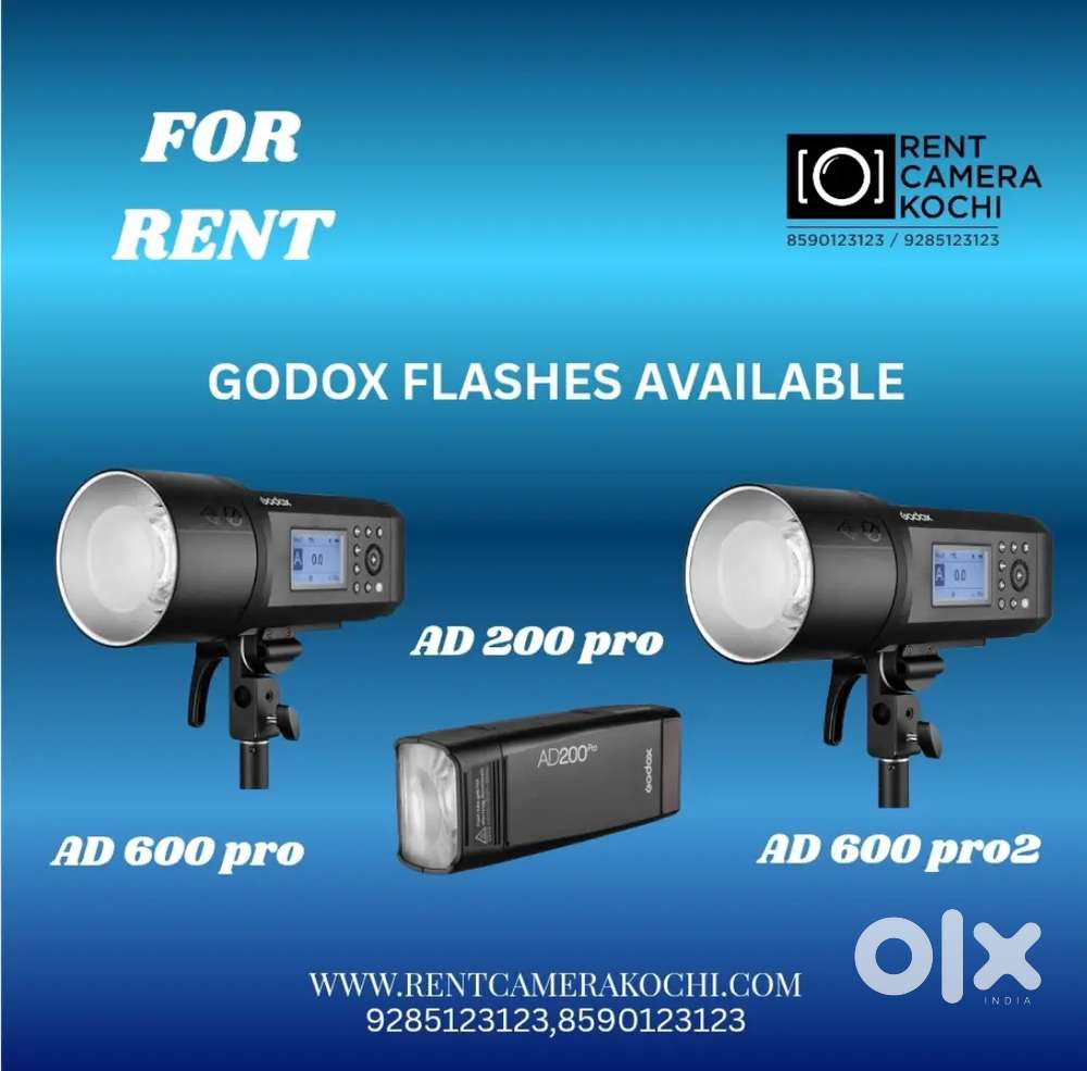 GODOX Flash Available For Rent - Godox AD600Pro II, AD 200 Pro