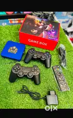 4k andriod game box 2 wireless controllers