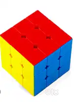Rubik's cube with free India badge