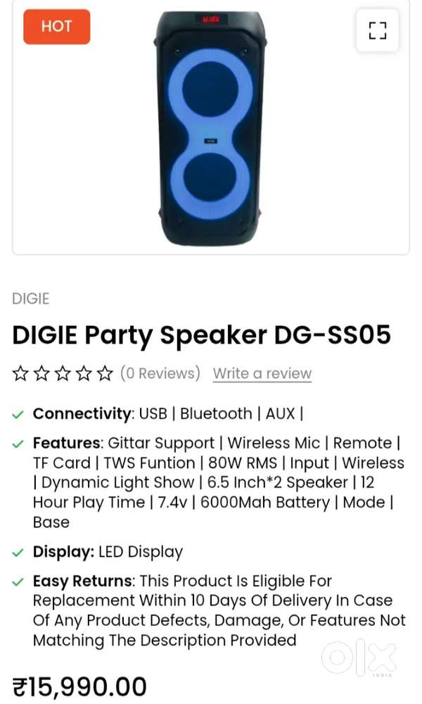 Ahuja Dj Speaker With Wireless Mic