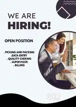 WE ARE HIRING DATA ENTRY EXECUTIVE FOR WAREHOUSE