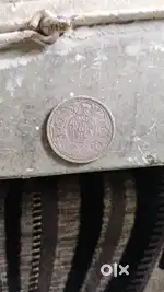 1/4 Ruppee victoria empress & 1 Ruppee George king emperor Silver coin