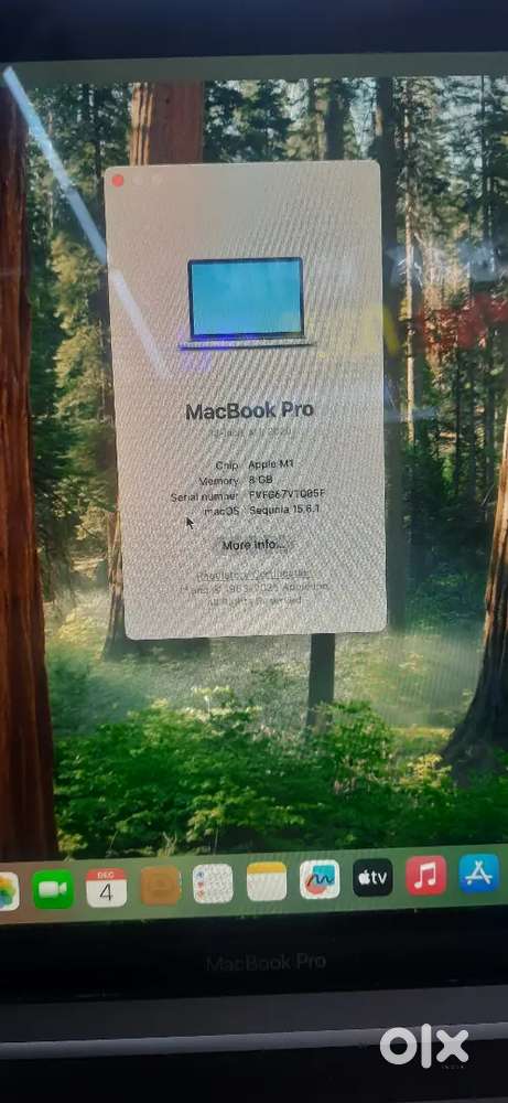 MacBook pro 13inch m1 2020