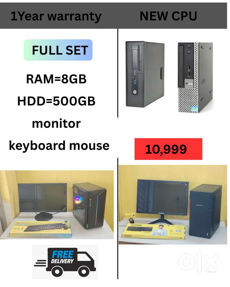 Basic Software  Power Cable  Starting @ 10,999  1- Year Warranty