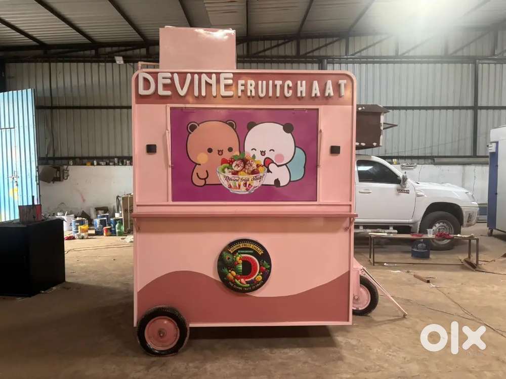 Food cart apne hisaab se kuch bi sell kro sab kuch hai ,burner ,fryer